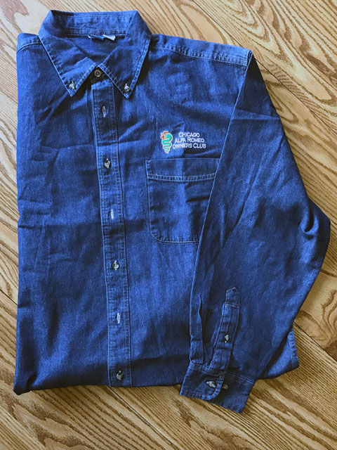 Denim Shirt Dark Blue Mens